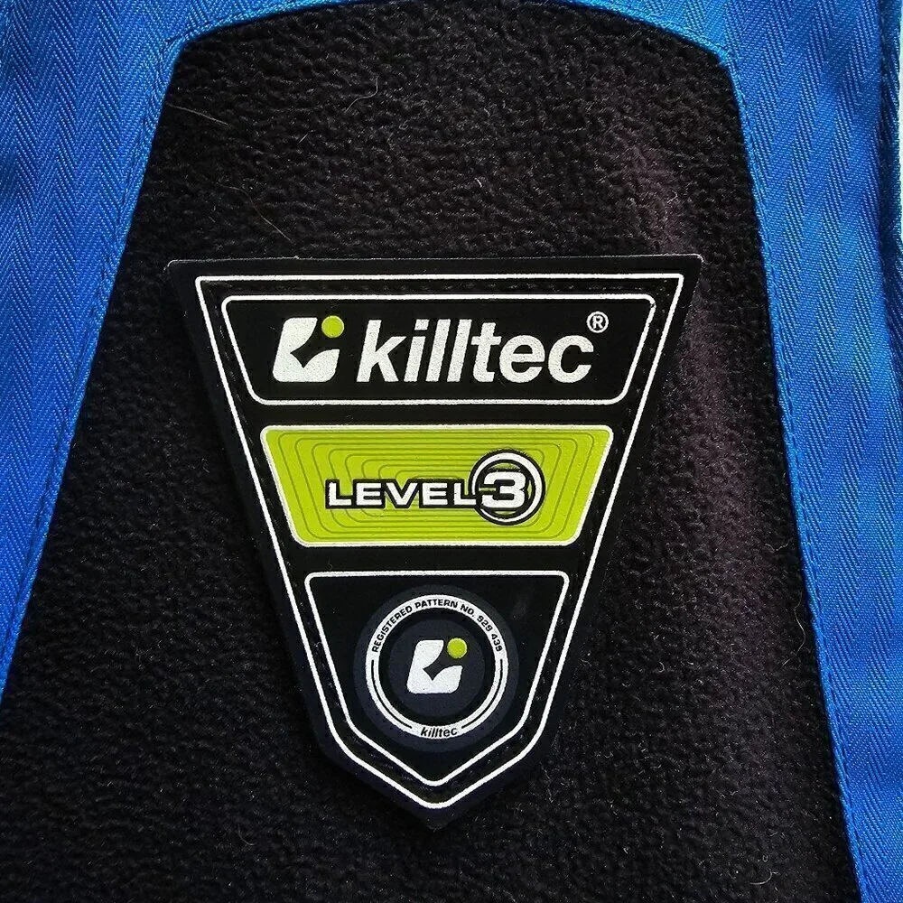 Killtec Level 3 Men's Ski Bib Pants Blue Waterproof & Windproof Size M